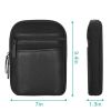 Concealed Carry Gun Pouch Pistol Holster Pack Waist Pocket Bag Belt Loops Black