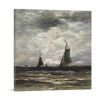Dutch Fishing Vessels At Sea 1904