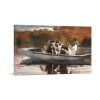 Hunting Dogs in Boat - Waiting for the Start 1889