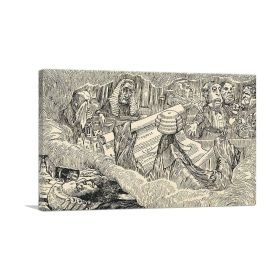 Hunting Of The Snark Plate 8 (Type: Standard Framed Canvas Print, size: 32" x 24" / 80cm x 60cm (approx))