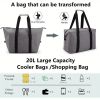Collapsible Cooling Shopping Bag – 5.28 Gallon Capacity with Thermal Insulation for Fresh Food Storage